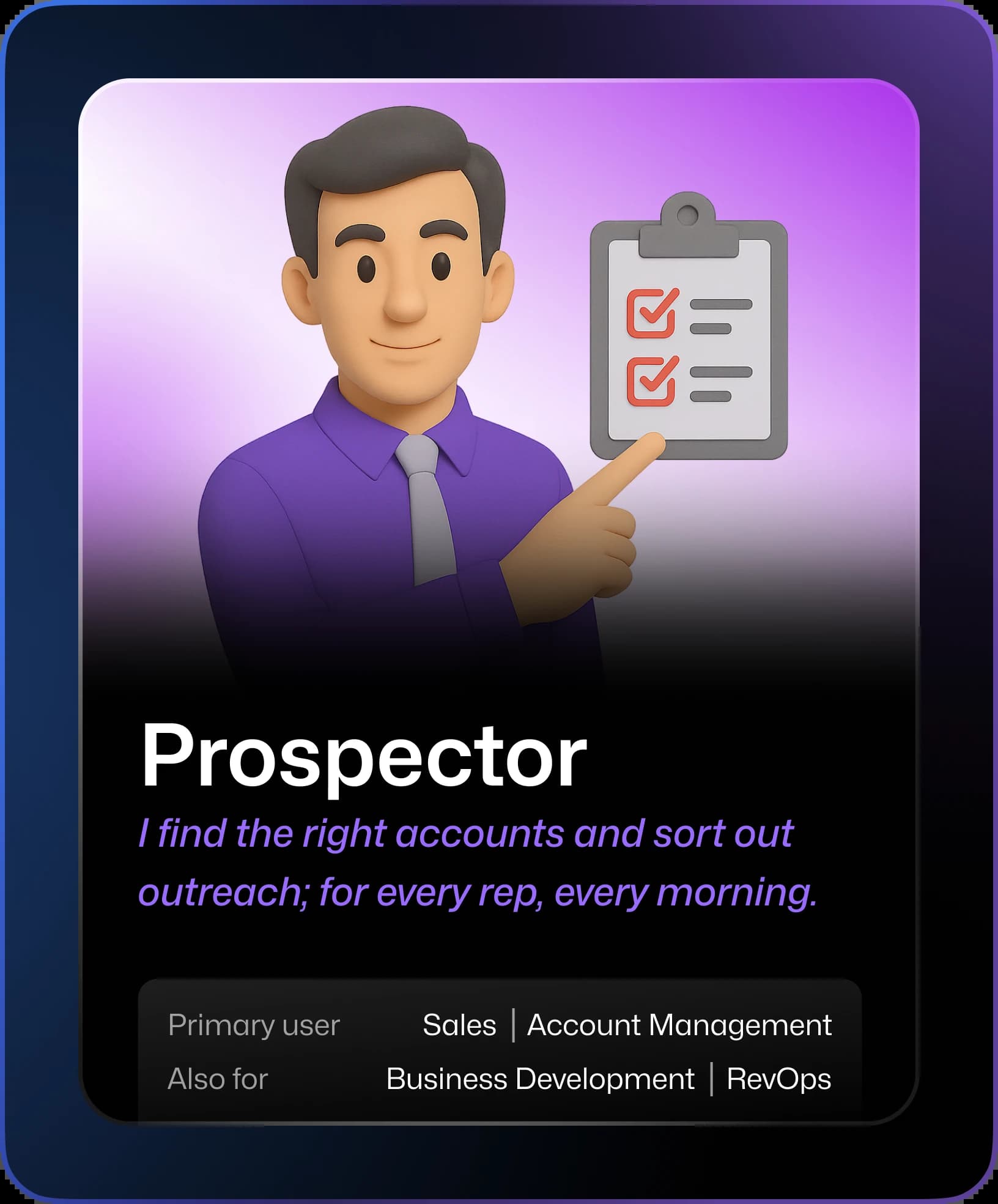 Prospector agent card